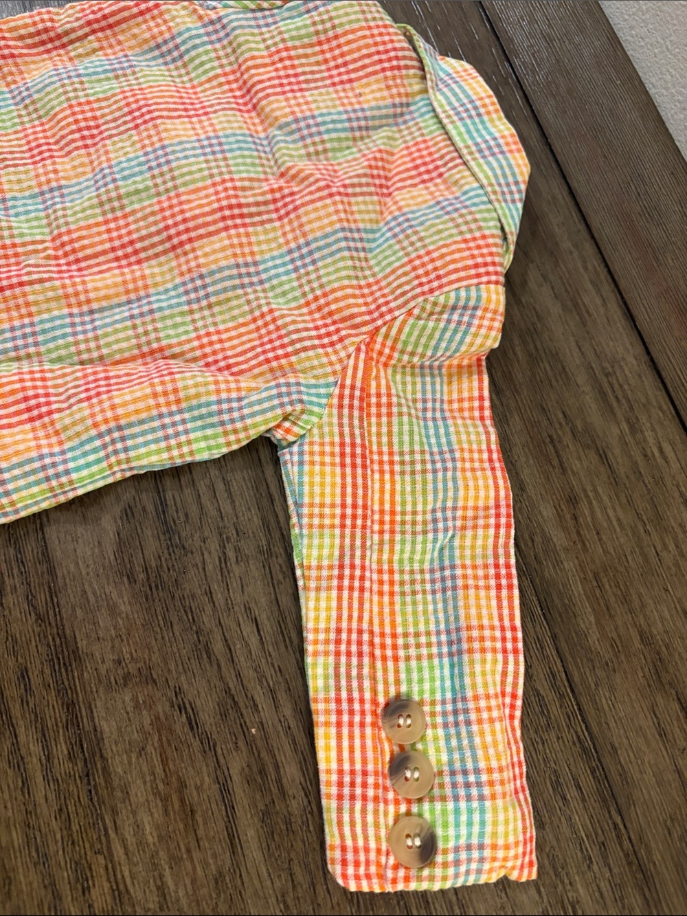 NWT [Masala Baby] Crosby Buttoned Blazer Multi-Color Plaid Baby/Toddler 3-6M - Picture 13 of 16